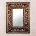Glass Mirror Reverse Painted Wall Rectangle &apos;Cajamarca Warmth&apos; NOVICA Peru    361421976238